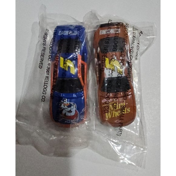 Vintage Lot of 2 1999 Kellogg's NASCAR Terry Labonte Pull N Go #5 Diecast 1:64 C - Picture 1 of 1